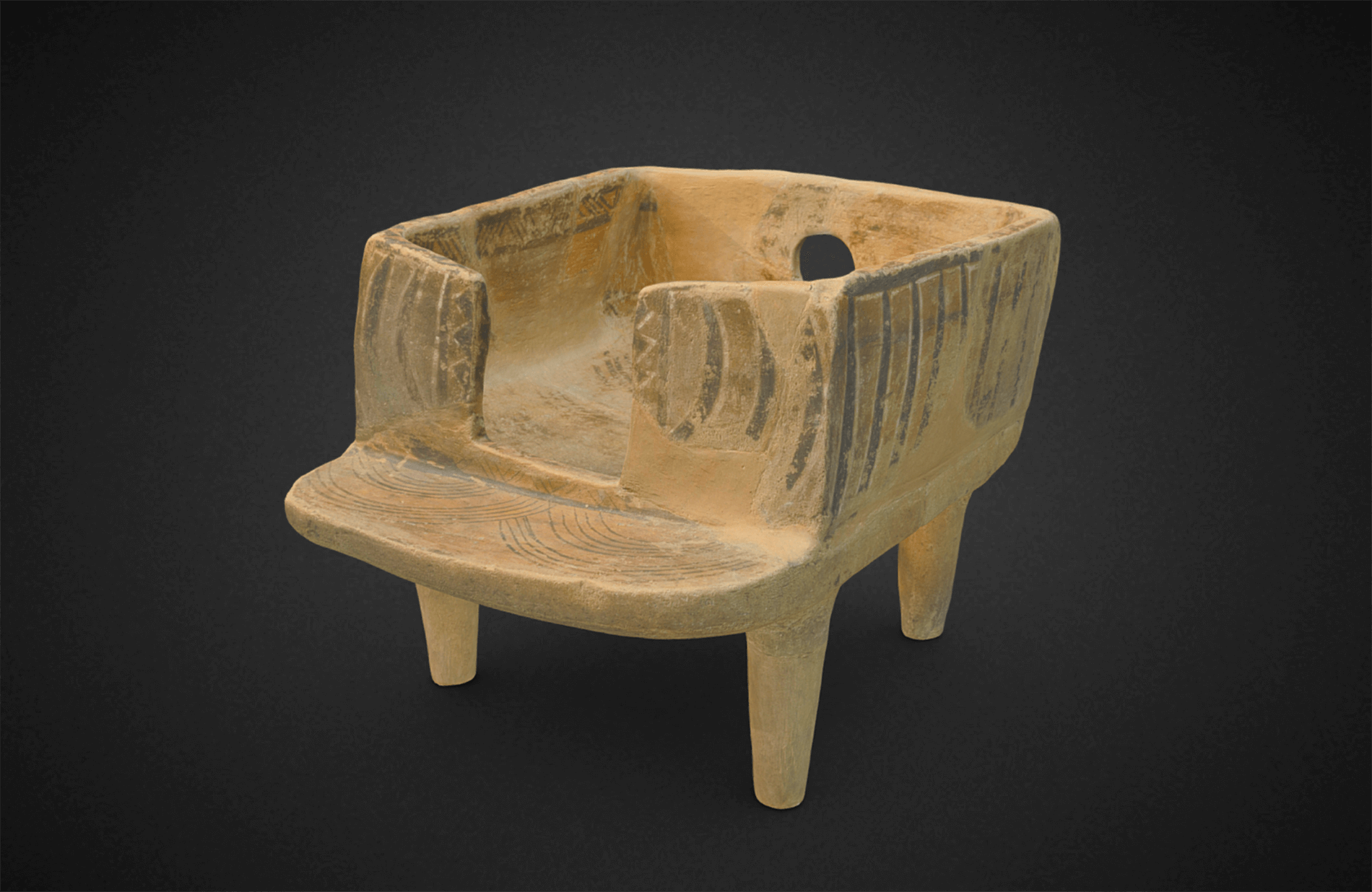 Трипільська кераміка, модель з Володимирівки