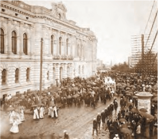 Похорон Олексія Алчевського, 1901 р. З сімейного архіву Рофе-Бекетових